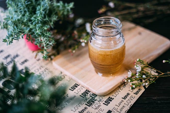 image of honey water for plants