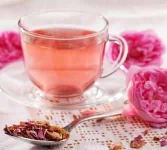 image of how to dry rose petals for tea