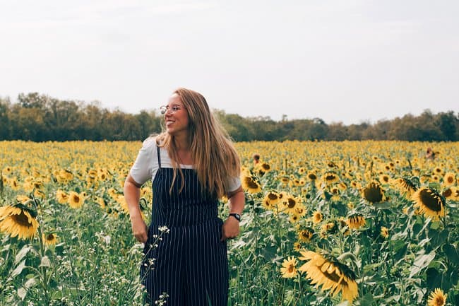 image of a flower farmer 