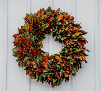image of DIY fall wreath