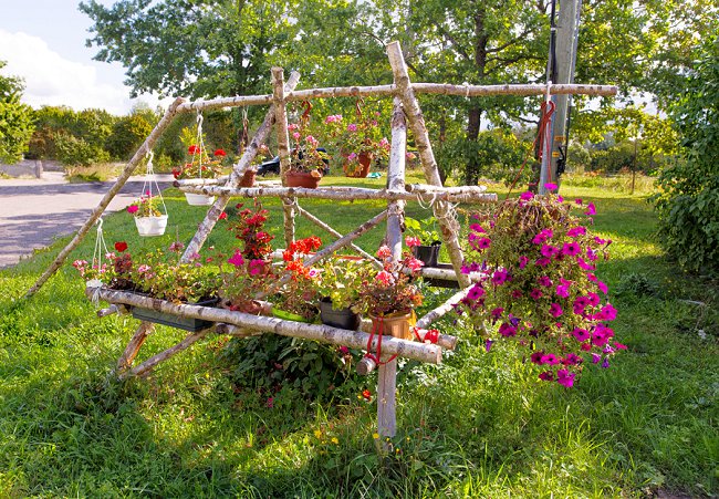 image of homemade flower trellis how to make a rose trellis