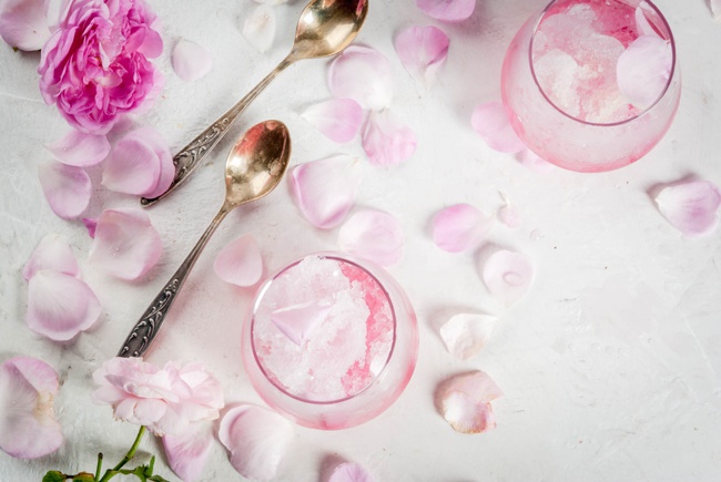 image of rose water cosmetics for oily skin