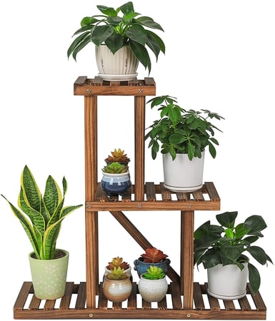 plant stand vertical shelf